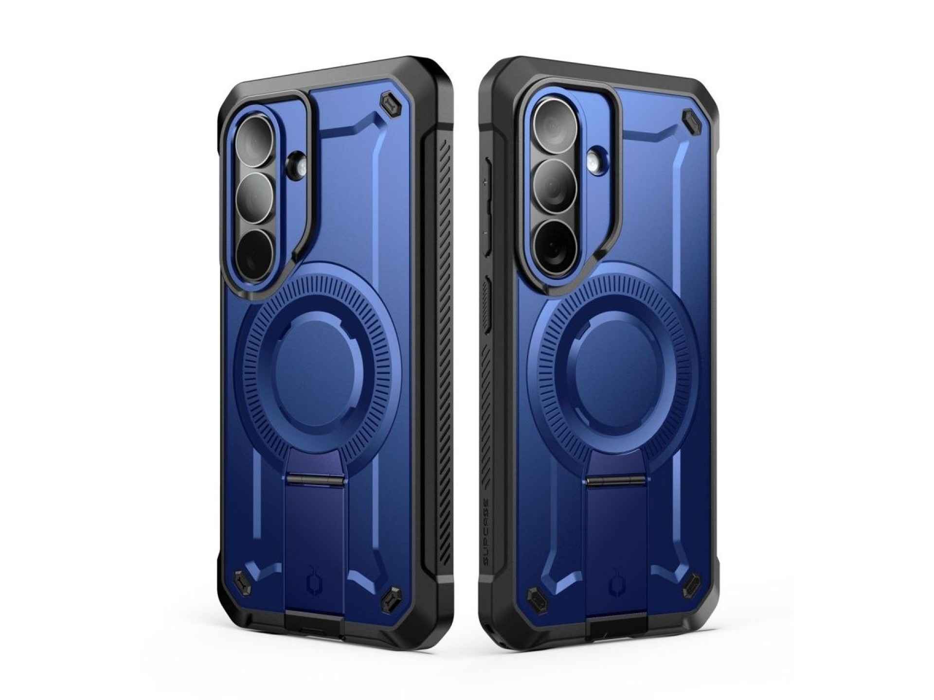Conjunto de 2 capas Supcase Unicorn Beetle Pro Mag MagSafe para Samsung Galaxy S26 - Azul Marinho e