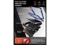 Conjunto de 2 capas Supcase Unicorn Beetle Pro Mag MagSafe para Samsung Galaxy S26 - Azul Marinho e Conjunto de 2 capas Supcase Unicorn Beetle Pro Mag MagSafe para Samsung Galaxy S26 - Azul Marinho e