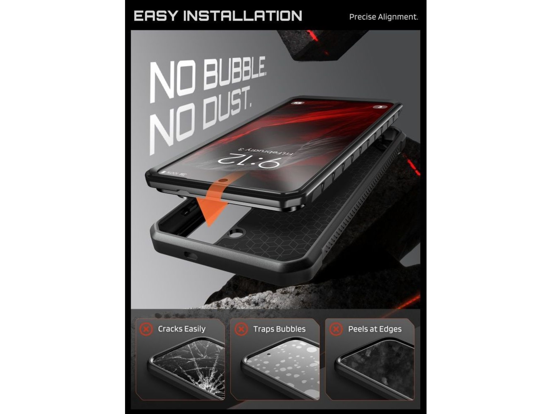 Conjunto de 2 capas Supcase Unicorn Beetle Pro Mag MagSafe para Samsung Galaxy S26+ Plus - Preto