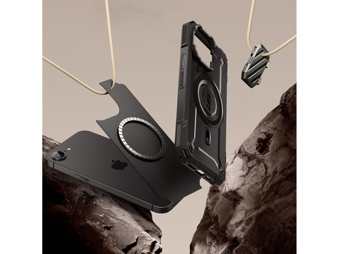 Capa Supcase UB XT Mag MagSafe para iPhone 16e / 17e - Preta