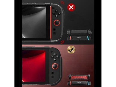 Capa Supcase Unicorn Beetle Pro para Nintendo Switch 2 - Vermelha e Preta Capa Supcase Unicorn Beetle Pro para Nintendo Switch 2 - Vermelha e Preta