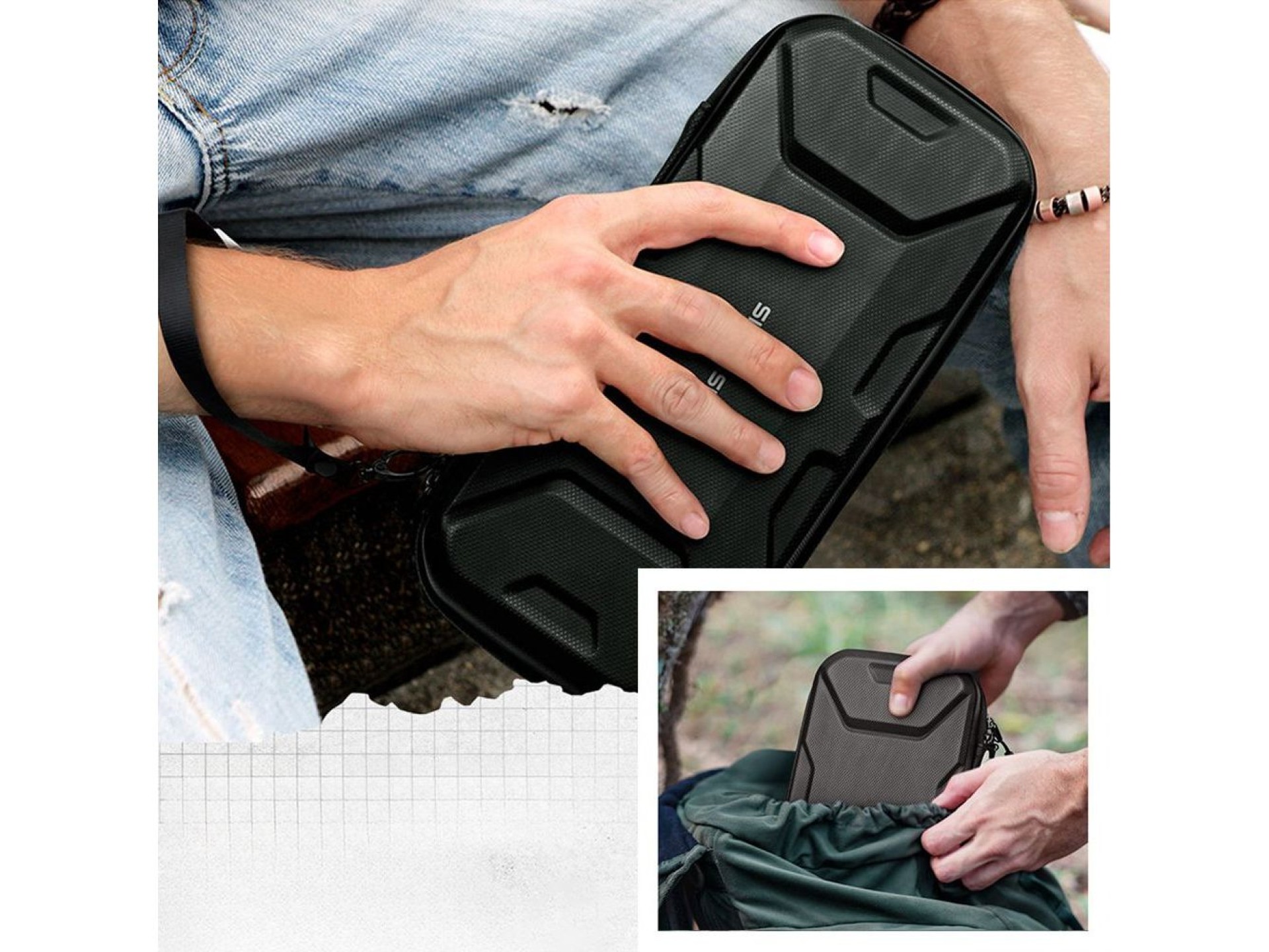 Supcase Carrying Plus para Nintendo Switch 2 - Preto