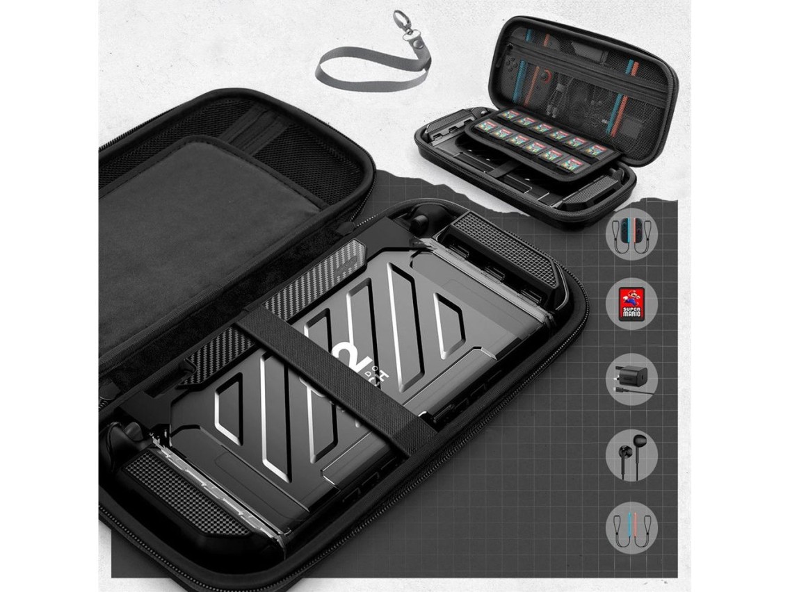Supcase Carrying Plus para Nintendo Switch 2 - Preto