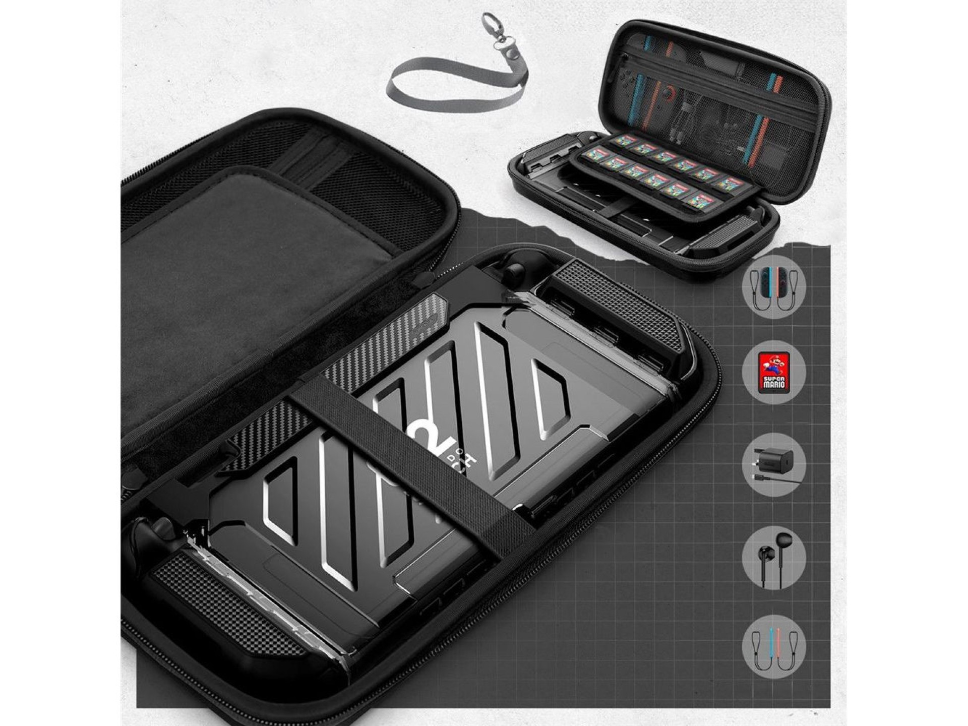 Supcase Carrying Plus para Nintendo Switch 2 - Preto
