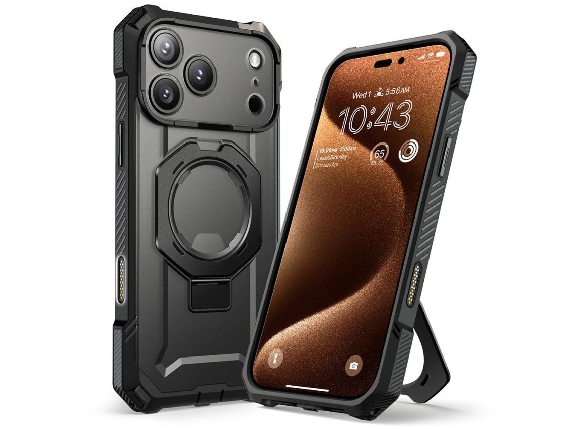 Capa Supcase UB Grip Mag MagSafe para iPhone 17 Pro - Preta