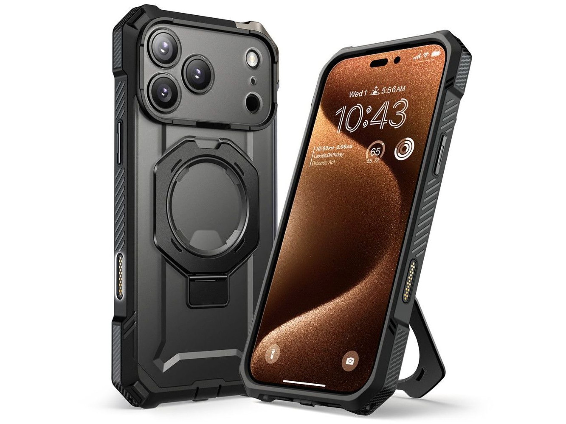 Capa Supcase UB Grip Mag MagSafe para iPhone 17 Pro - Preta