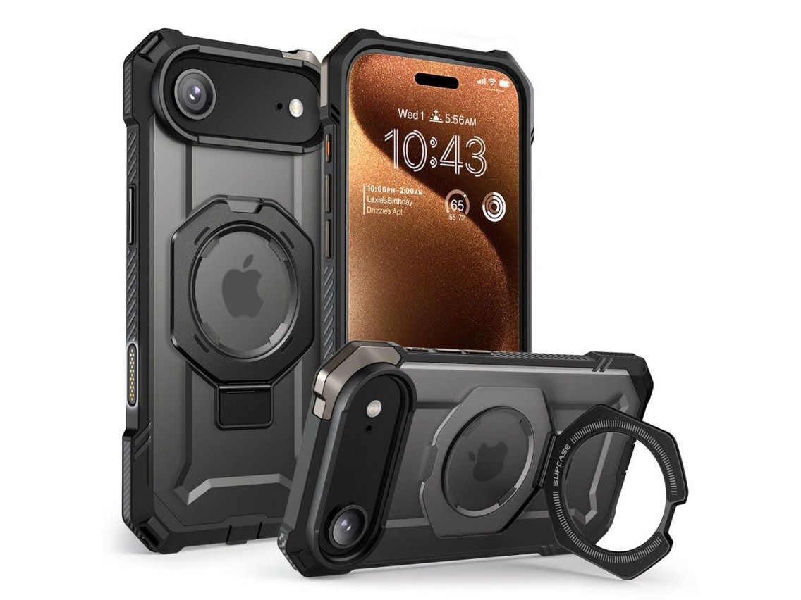 Capa Supcase UB Grip Mag MagSafe para iPhone 17 Air - Preta