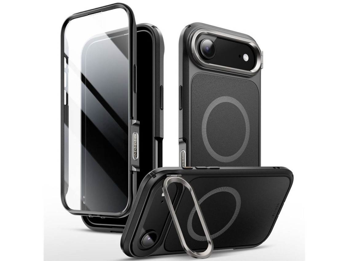 Supcase IBLSN Ares Flip Mag MagSafe Case for iPhone 17 Air - Black