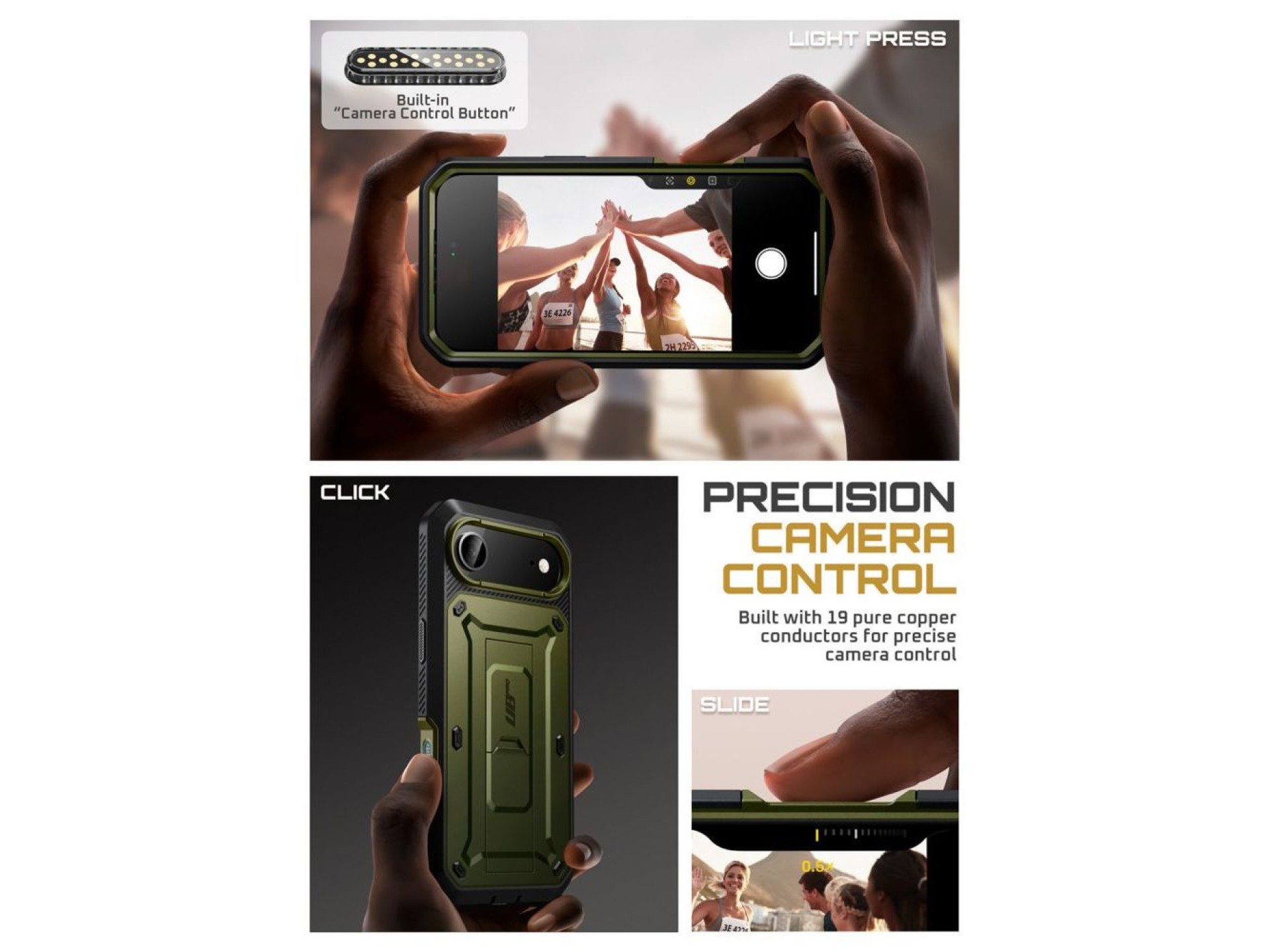 Funda Supcase UB Pro para iPhone 17 Air - Verde