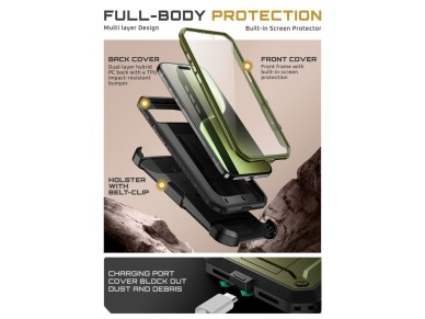 Funda Supcase UB Pro para iPhone 17 Air - Verde