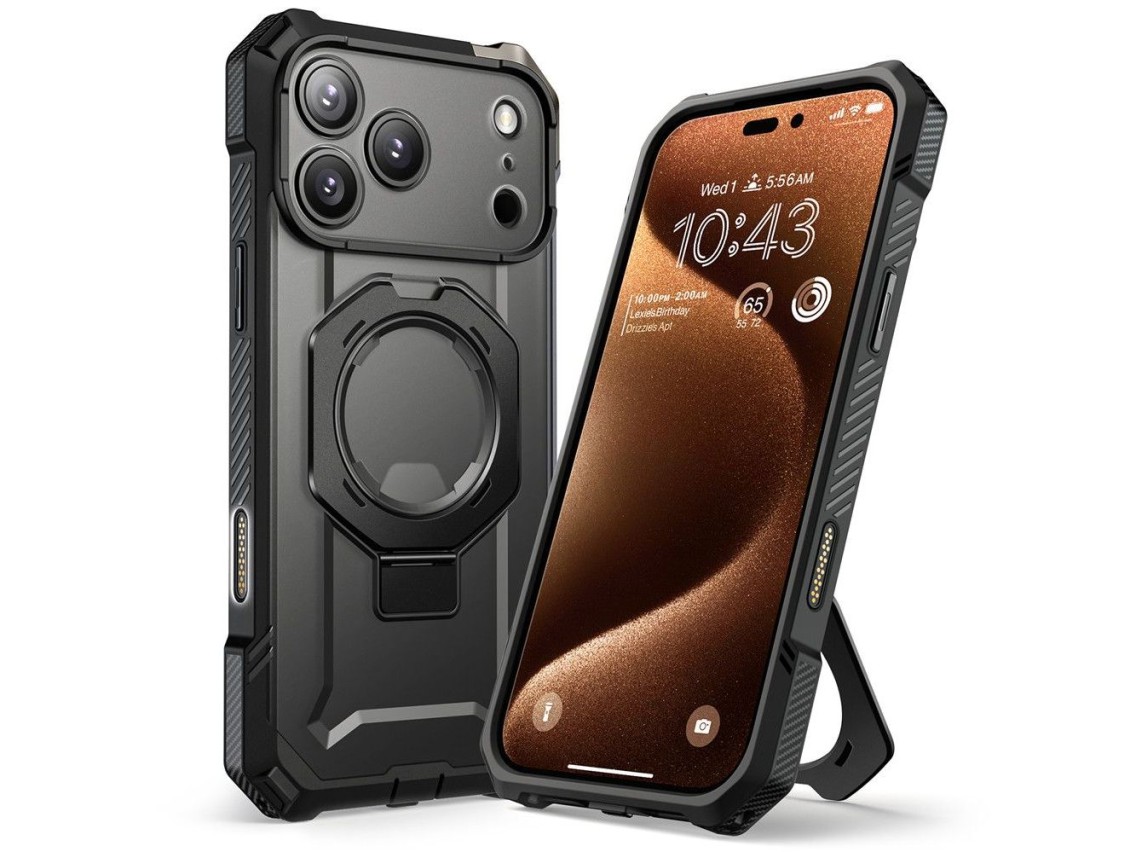 Capa Supcase UB Grip Mag MagSafe para iPhone 17 Pro Max - Preta