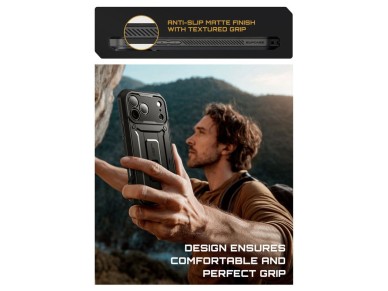 Supcase UB Pro Case for iPhone 17 Pro Max - Black Supcase UB Pro Case for iPhone 17 Pro Max - Black