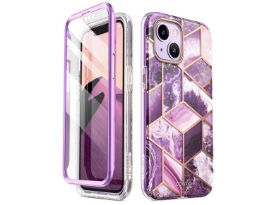 Capa Supcase Cosmo para iPhone 14 Plus - Mármore Rosa Capa Supcase Cosmo para iPhone 14 Plus - Mármore Rosa