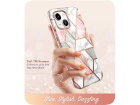 Supcase Cosmo iPhone 14 Plus Case - Pink Marble Supcase Cosmo iPhone 14 Plus Case - Pink Marble