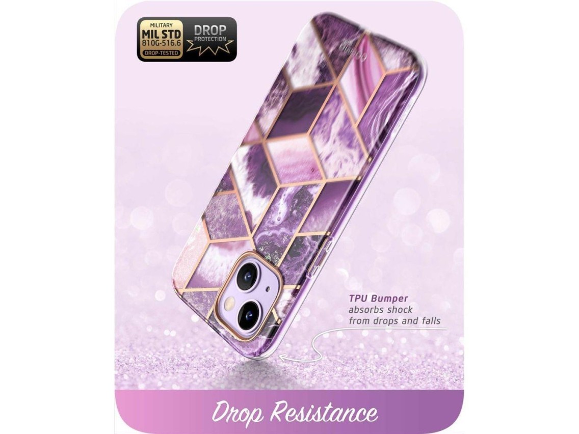Supcase Cosmo iPhone 14 Plus Case - Pink Marble