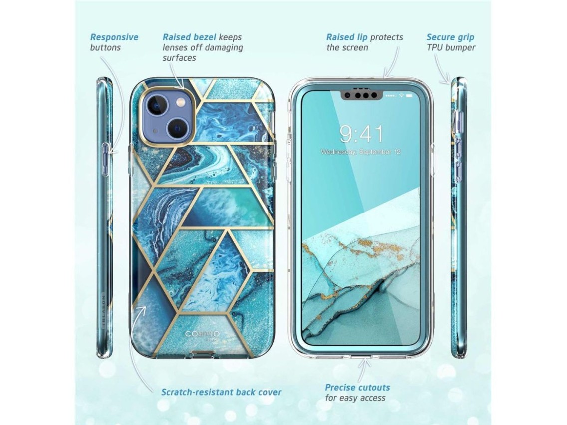 Supcase Cosmo iPhone 14 Plus Case - Blue