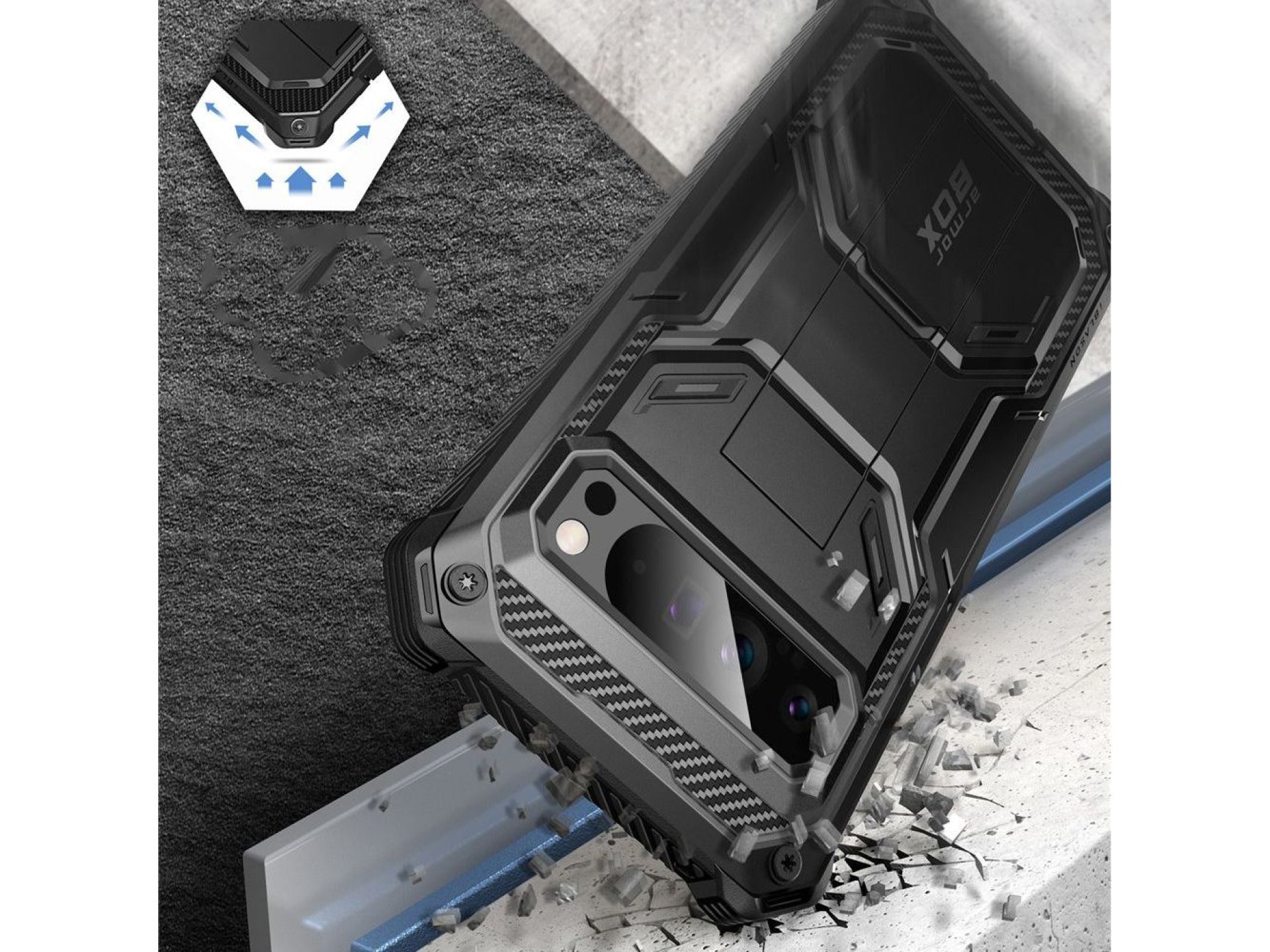 Supcase IBLSN Armorbox Case for Google Pixel 9 Pro XL - Black