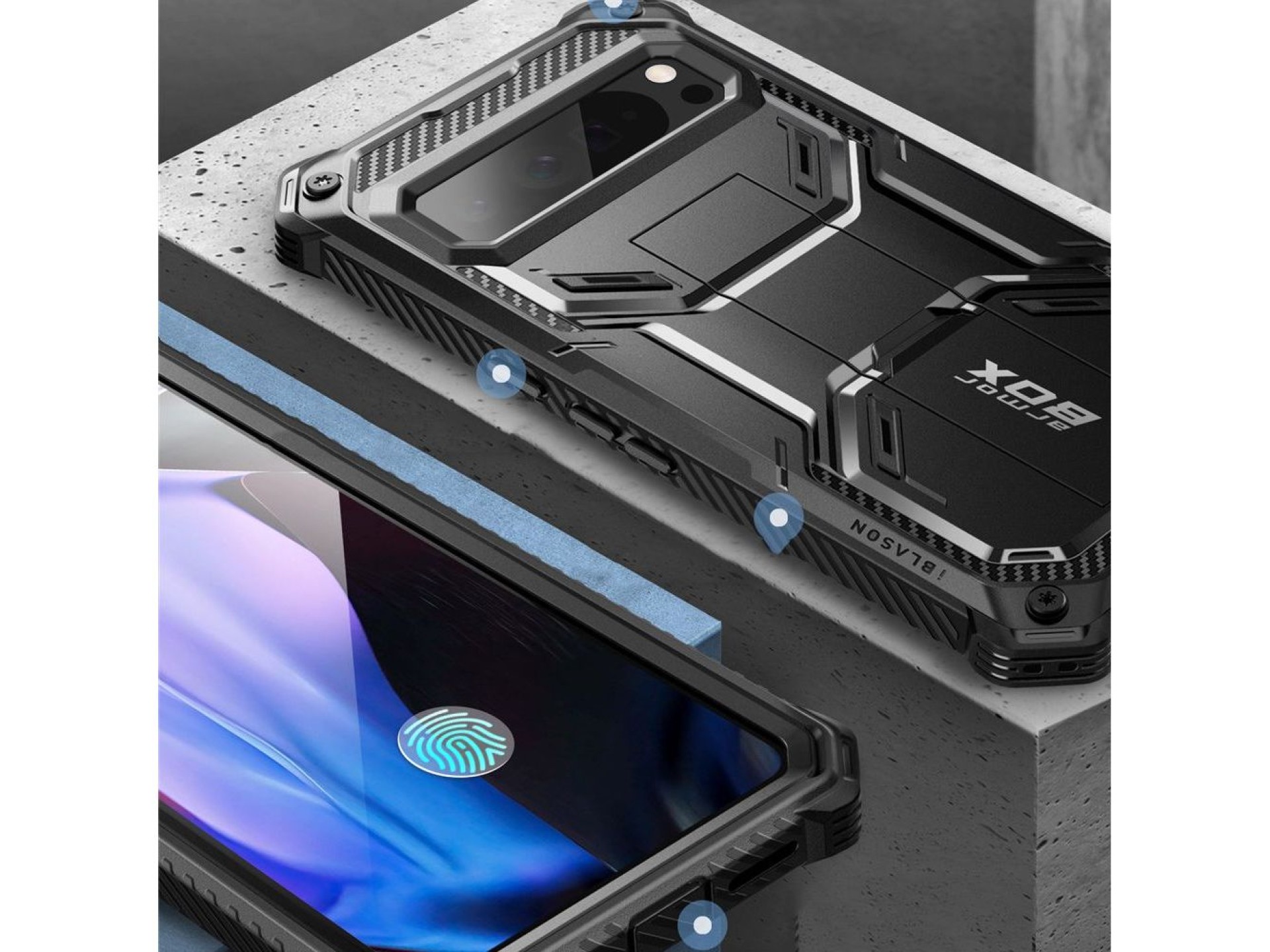 Supcase IBLSN Armorbox Case for Google Pixel 9 Pro XL - Black
