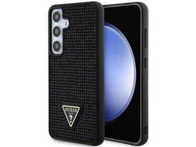 Guess Rhinestone Triangle case for Samsung Galaxy S24 - black Guess Rhinestone Triangle case for Samsung Galaxy S24 - black