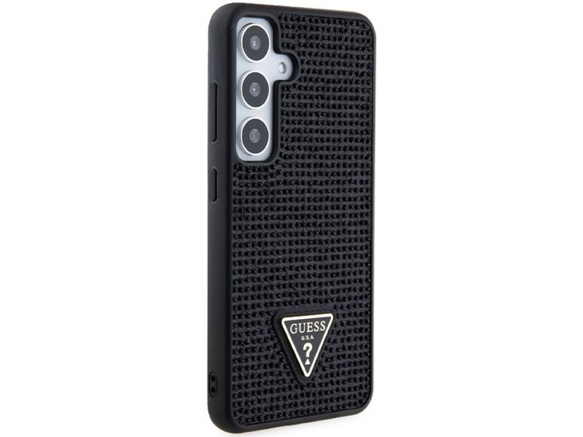 Guess Rhinestone Triangle case for Samsung Galaxy S24 - black