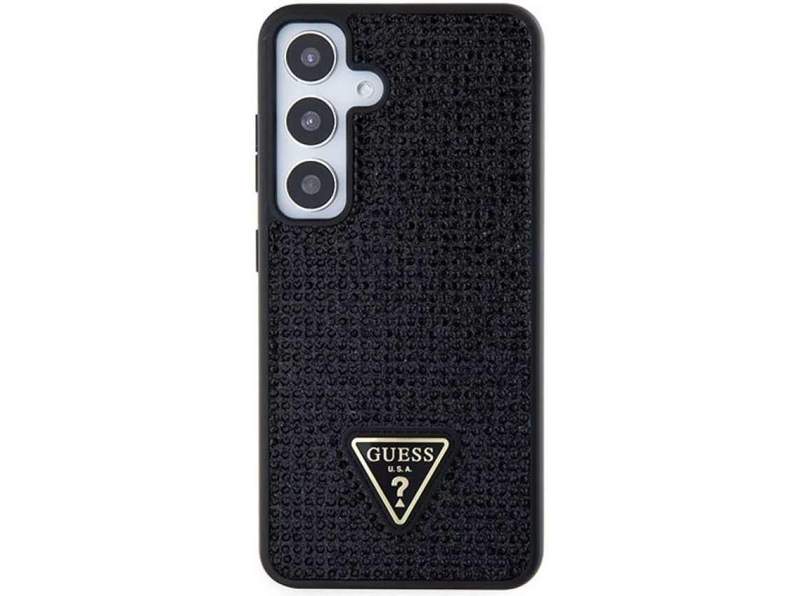 Guess Rhinestone Triangle case for Samsung Galaxy S24 - black