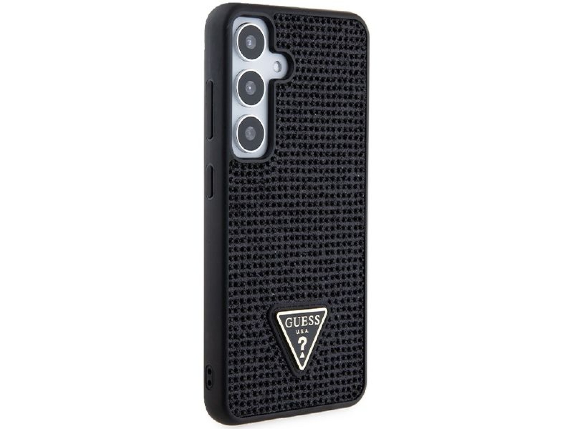 Guess Rhinestone Triangle case for Samsung Galaxy S24 - black