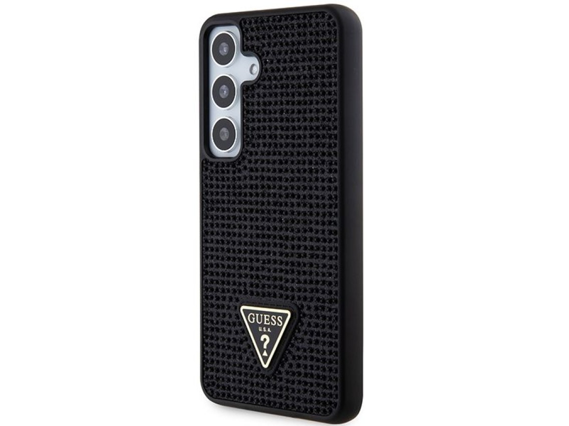 Guess Rhinestone Triangle case for Samsung Galaxy S24 - black