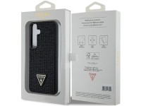 Guess Rhinestone Triangle case for Samsung Galaxy S24 - black Guess Rhinestone Triangle case for Samsung Galaxy S24 - black