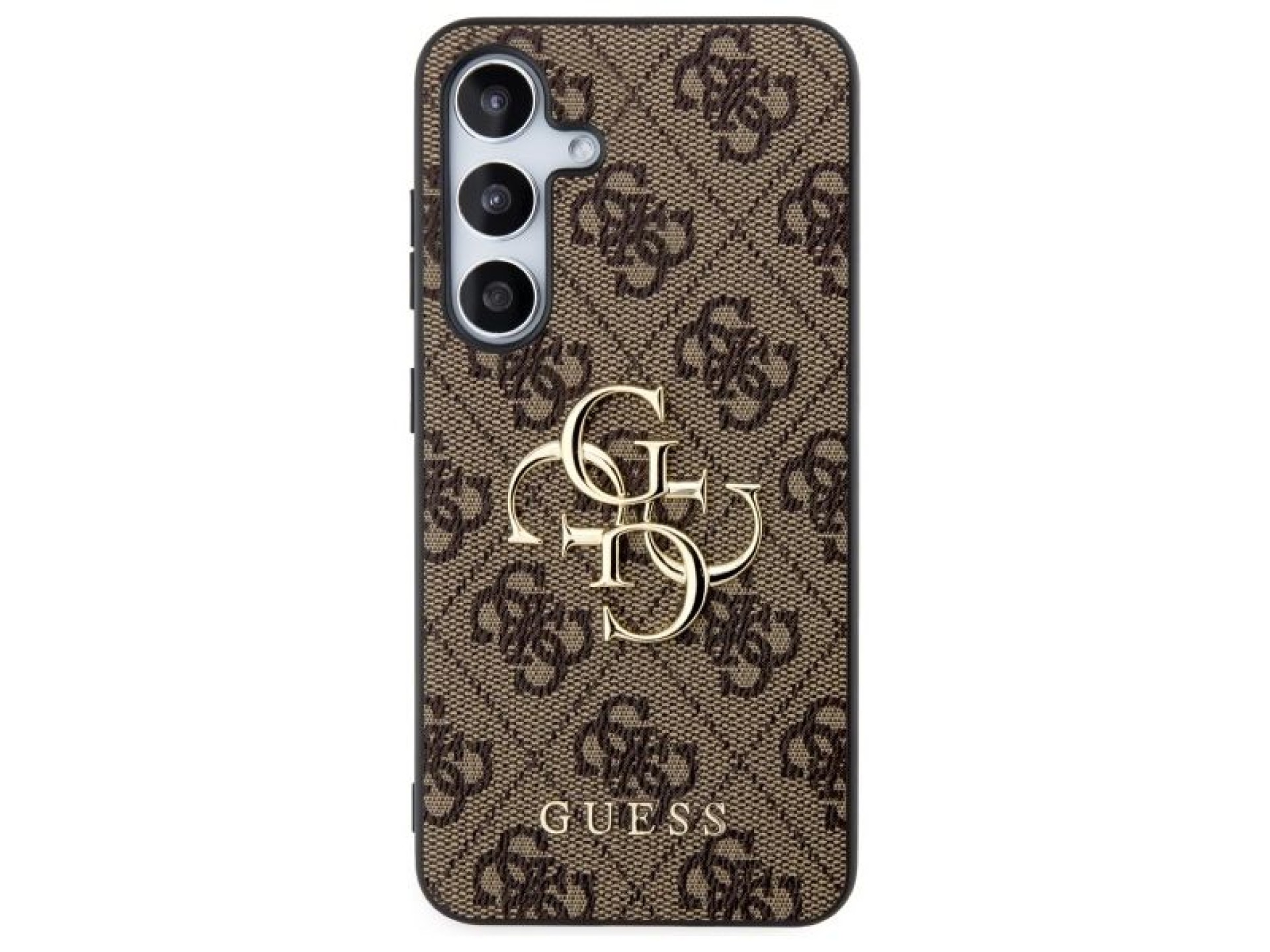 Guess 4G Big Metal Logo case for Samsung Galaxy S24 - brown