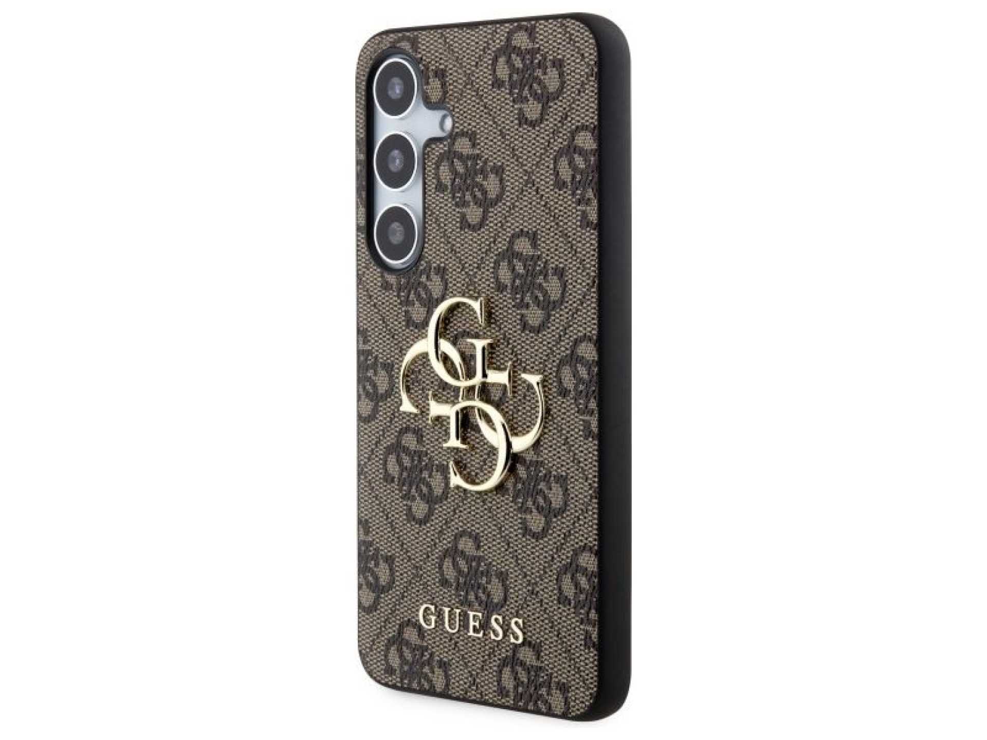 Guess 4G Big Metal Logo case for Samsung Galaxy S24 - brown