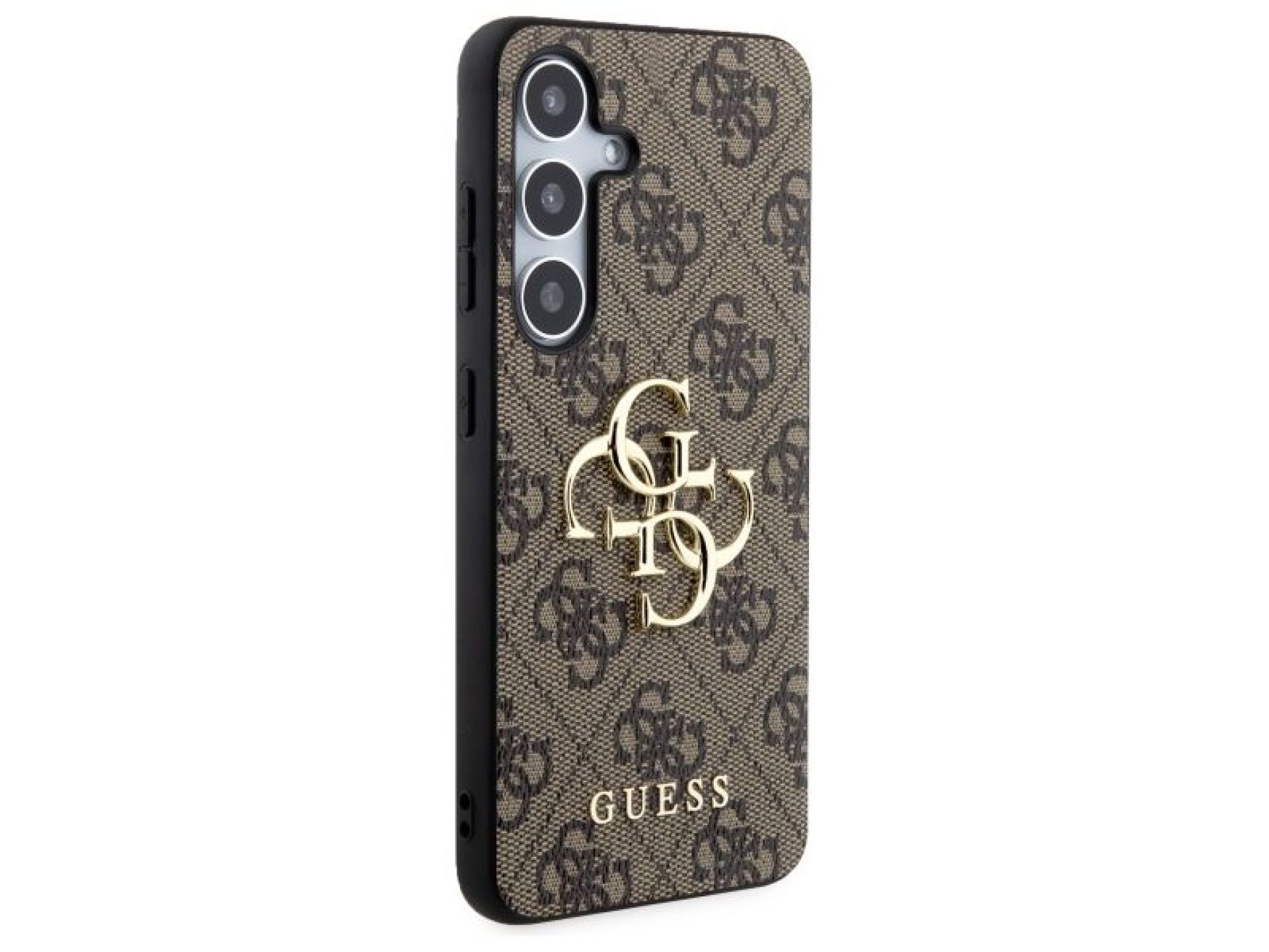 Guess 4G Big Metal Logo case for Samsung Galaxy S24 - brown