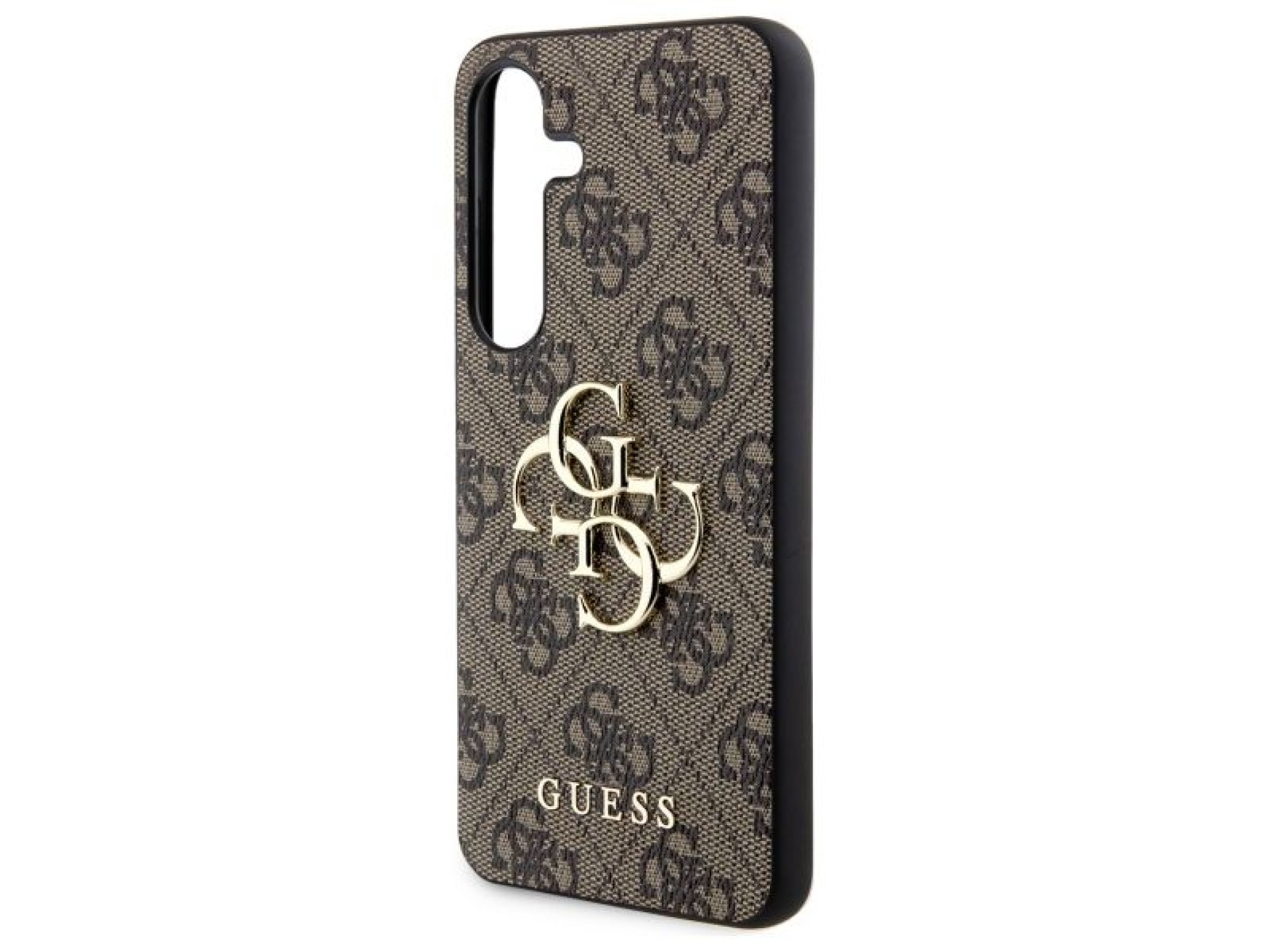 Guess 4G Big Metal Logo case for Samsung Galaxy S24 - brown