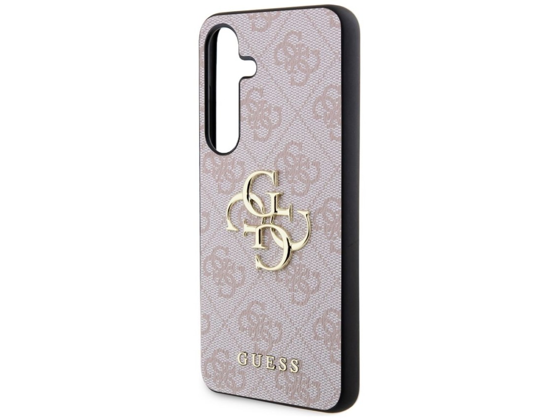 Guess 4G Big Metal Logo Case for Samsung Galaxy S24 - Pink