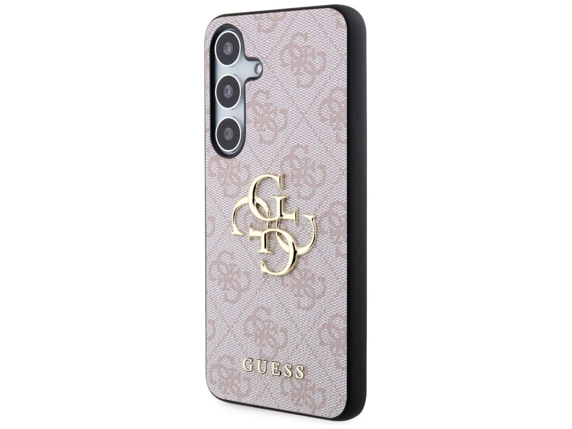 Guess 4G Big Metal Logo Case for Samsung Galaxy S24 - Pink