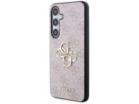 Guess 4G Big Metal Logo Case for Samsung Galaxy S24 - Pink Guess 4G Big Metal Logo Case for Samsung Galaxy S24 - Pink