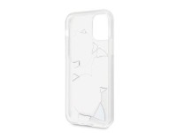 Funda rígida transparente Guess GUHCN58ROSTRT para iPhone 11 Pro, modelo Flower Desire, color rosa y Funda rígida transparente Guess GUHCN58ROSTRT para iPhone 11 Pro, modelo Flower Desire, color rosa y