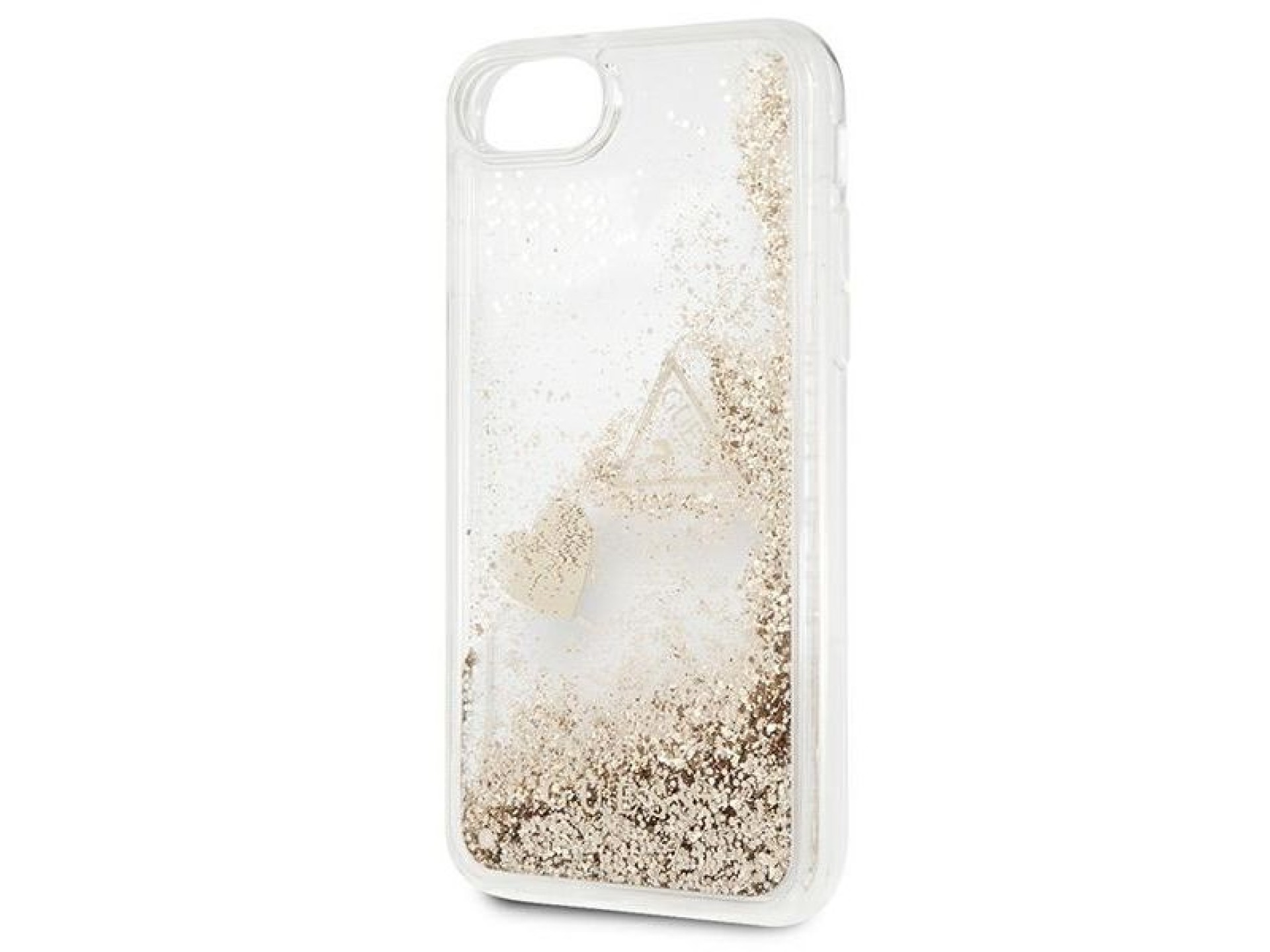 Funda rígida dorada/dorada Guess GUOHCI8GLHFLGO para iPhone 7/8/SE 2020/SE 2022 con adornos brillant
