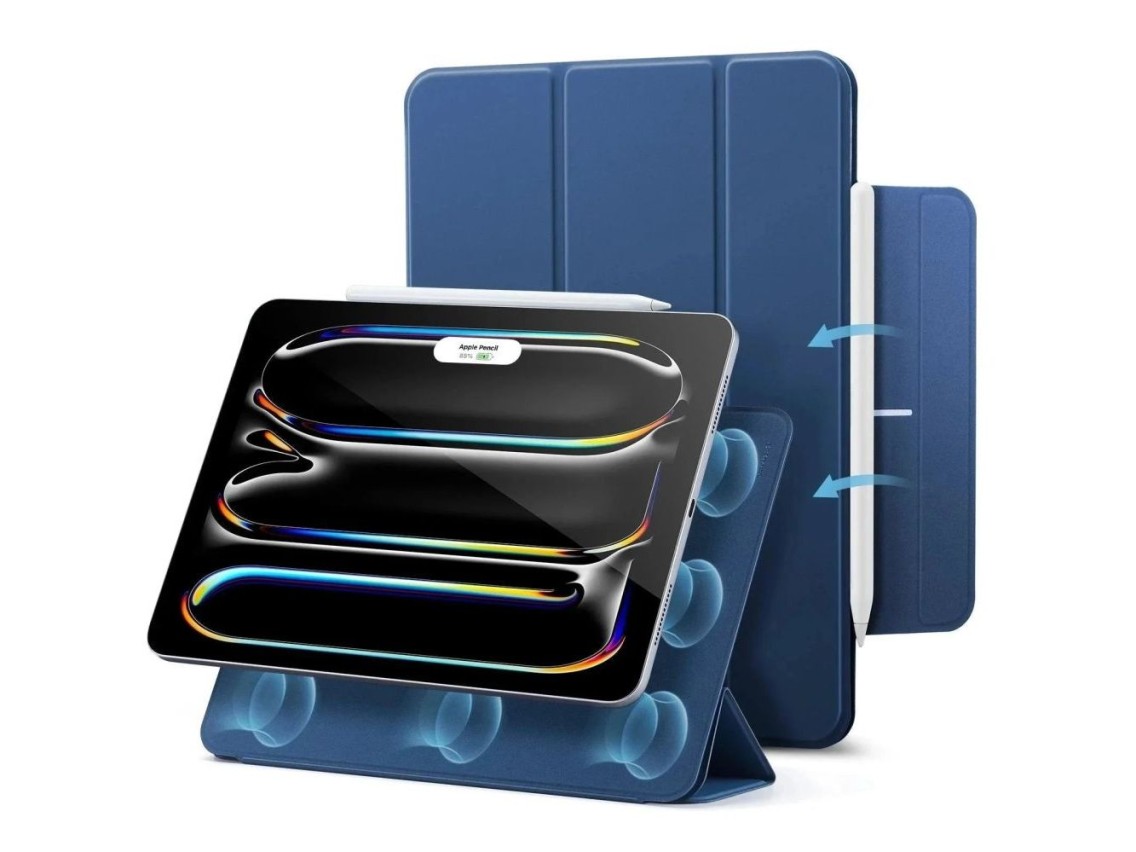 Funda magnética ESR Rebound para iPad Pro de 13” (7/8/2024-2025) - Azul marino