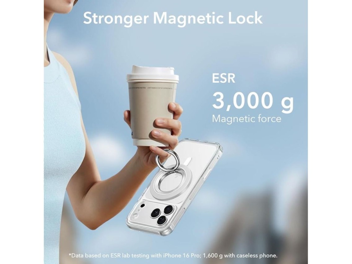Soporte magn�tico para tel�fono ESR HaloLock MagSafe - Blanco