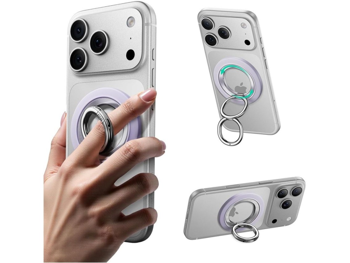 Soporte magnético para teléfono ESR HaloLock MagSafe - Morado