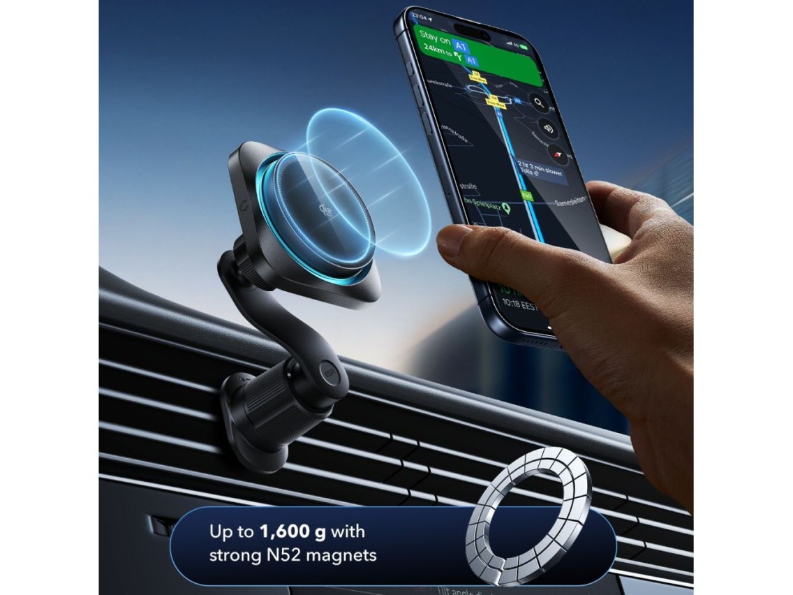 ESR OmniLock Qi2.2 Magnetic MagSafe Car Air Vent Mount - Black