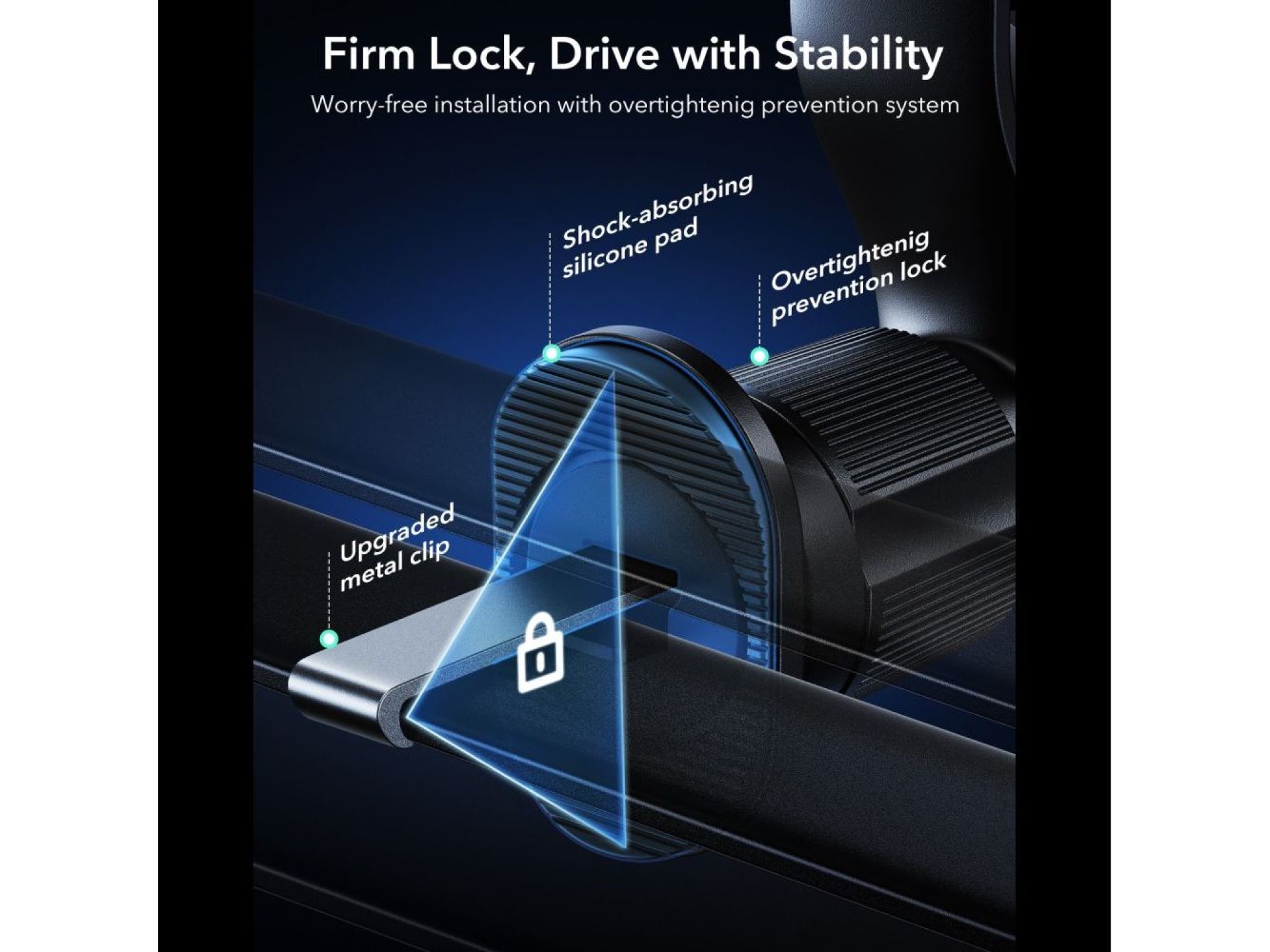 ESR OmniLock Qi2.2 Magnetic MagSafe Car Air Vent Mount - Black