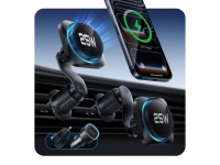 ESR OmniLock Qi2.2 Magnetic MagSafe Car Air Vent Mount - Black ESR OmniLock Qi2.2 Magnetic MagSafe Car Air Vent Mount - Black