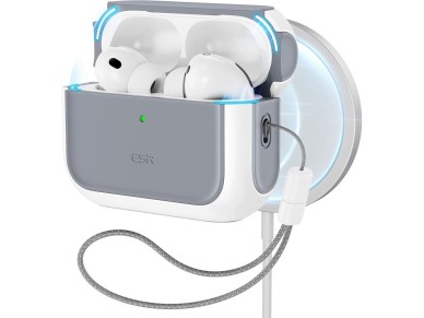 ESR Orbit HaloLock MagSafe case for AirPods Pro 3 - white