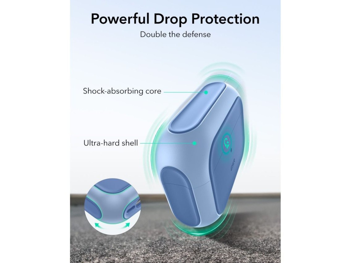 Funda ESR Orbit Halolock MagSafe para AirPods Pro - azul