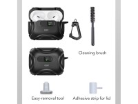 Funda ESR Cyber ??FlickLock MagSafe para AirPods Pro 3 - Negra Funda ESR Cyber ??FlickLock MagSafe para AirPods Pro 3 - Negra