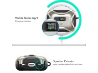 Capa ESR Cyber ??FlickLock MagSafe para AirPods Pro 3 - prata Capa ESR Cyber ??FlickLock MagSafe para AirPods Pro 3 - prata
