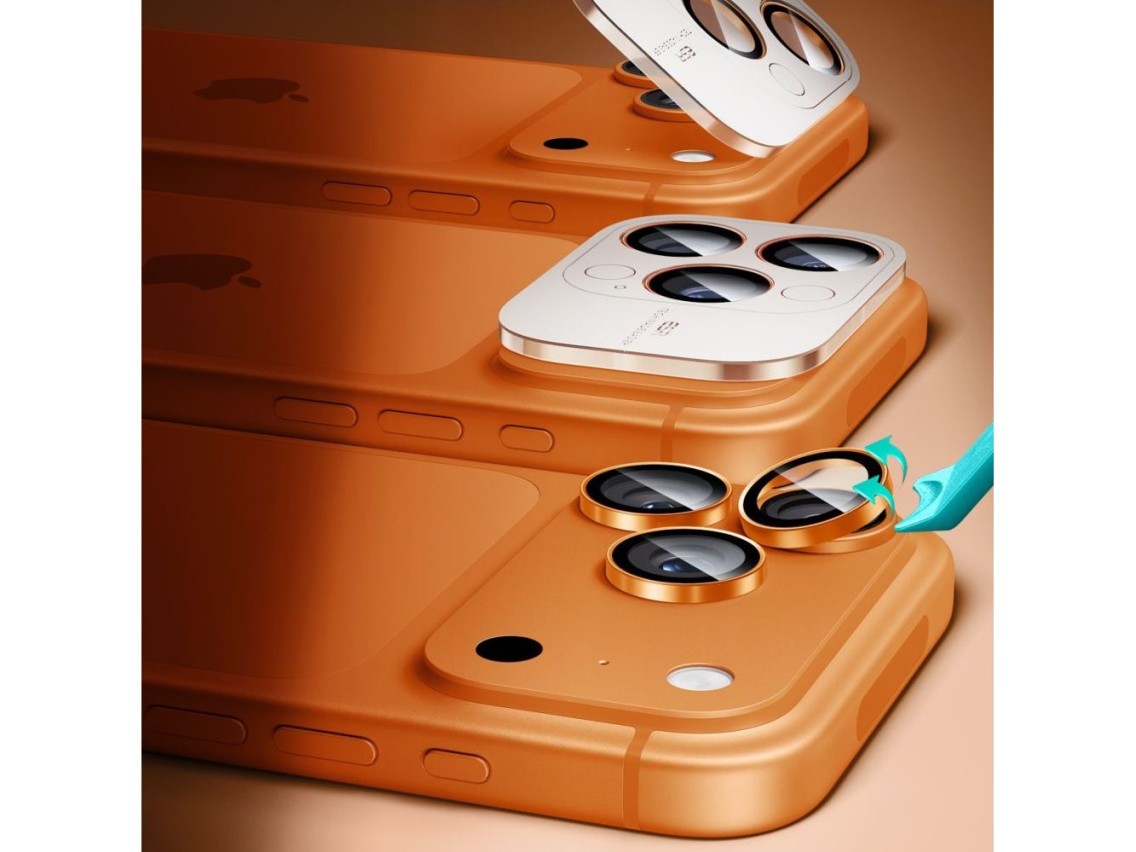 Lente de cámara de cristal ESR Armorite para iPhone 17 Pro / Max / 15 Pro / Max / 16 Pro / Max / 17