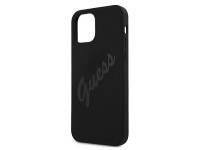 Capa rígida preta/preta Guess GUHCP12SLSVSBK para iPhone 12 mini 5.4" com estampa vintage. Capa rígida preta/preta Guess GUHCP12SLSVSBK para iPhone 12 mini 5.4" com estampa vintage.