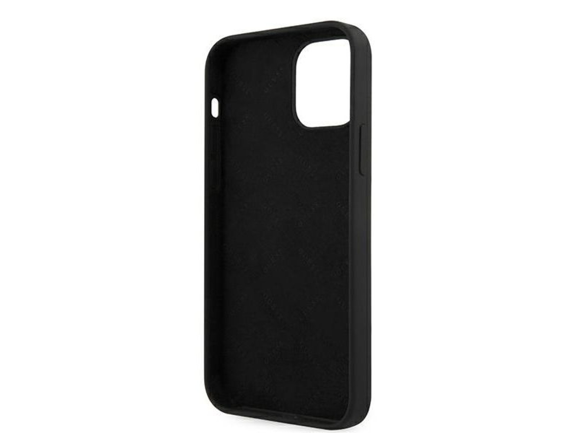 Capa rígida preta/preta Guess GUHCP12SLSVSBK para iPhone 12 mini 5.4